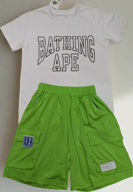 Boys bathing ape suit